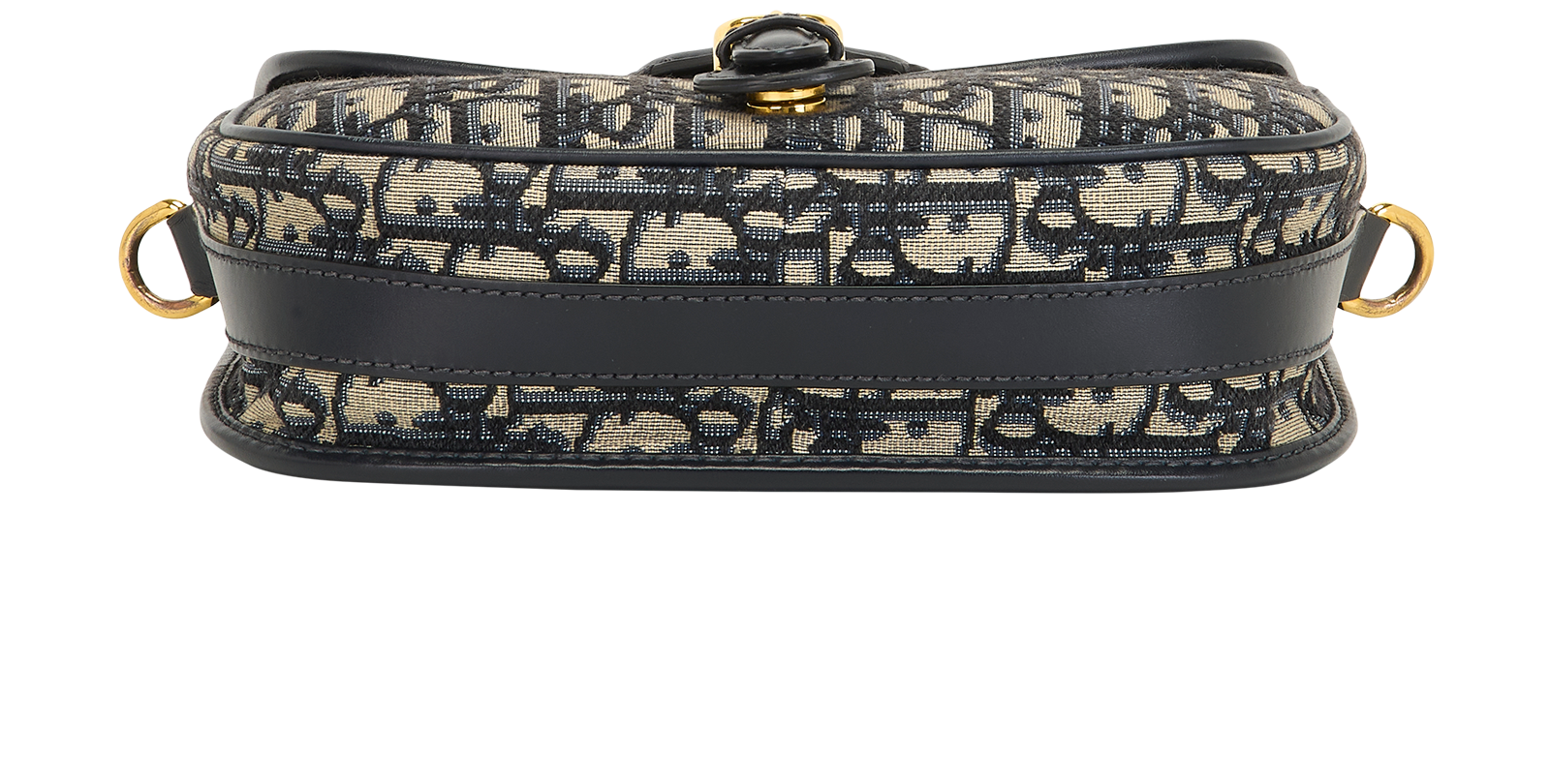 Medium Bobby, &pound;2,100, Handbags, Beige/Blue, Canvas, Top view